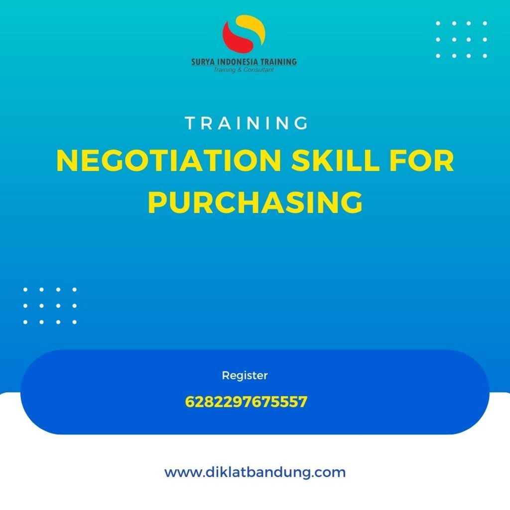 TRAINING NEGOTIATION SKILLS FOR PURCHASING