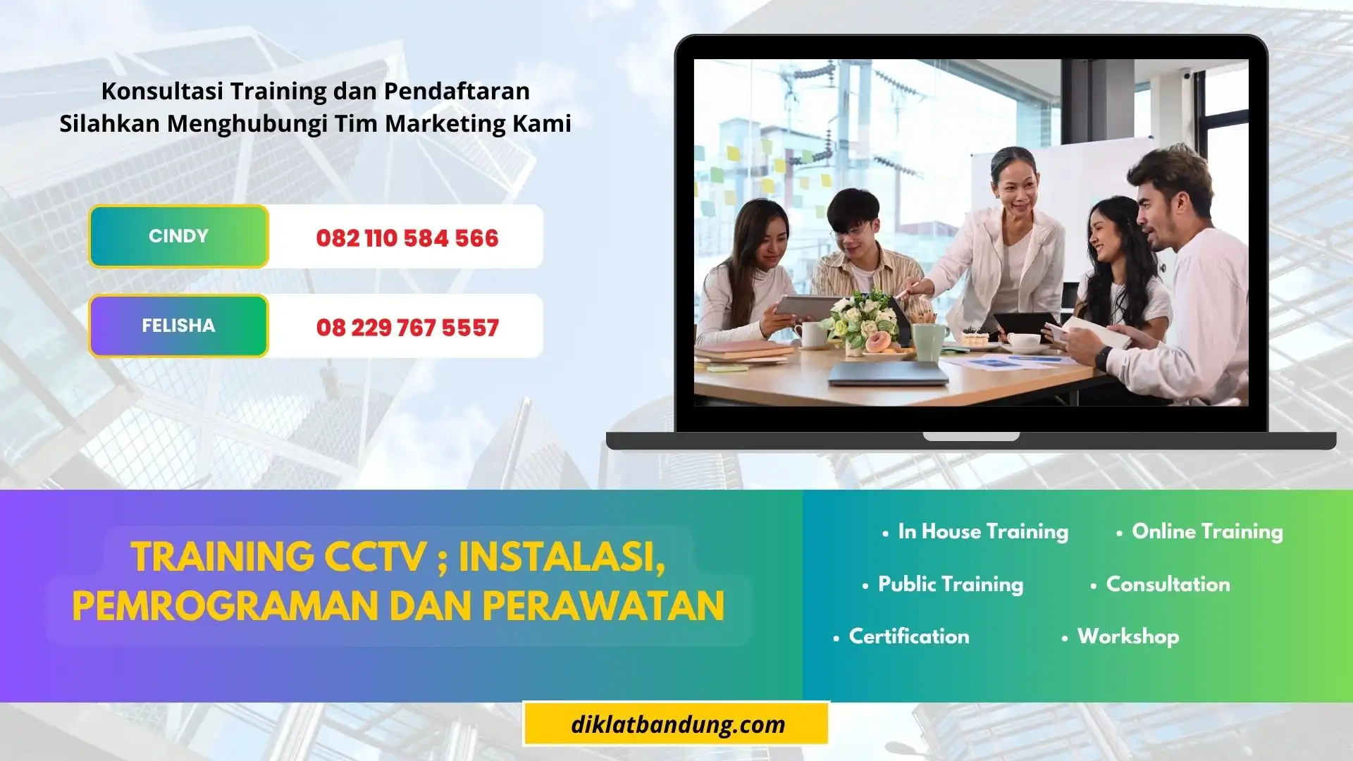 TRAINING CCTV ; INSTALASI, PEMROGRAMAN DAN PERAWATAN